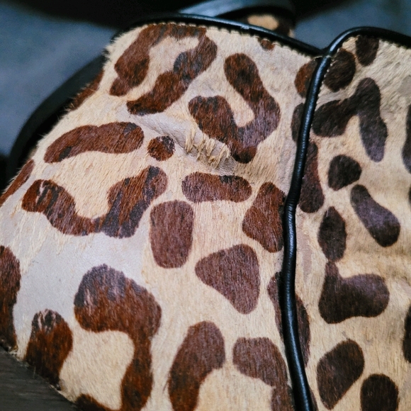 Very Volatile | Leopard Ponyhair Wedge Bootie 9 - Picture 12 of 15